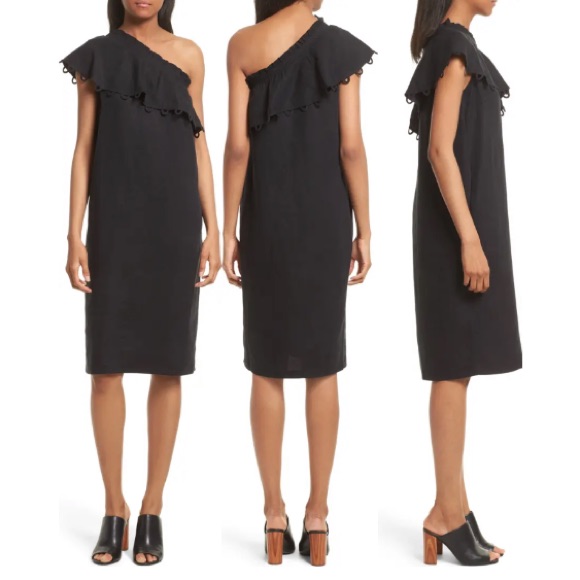 Apiece Apart Reina One Shoulder Dress